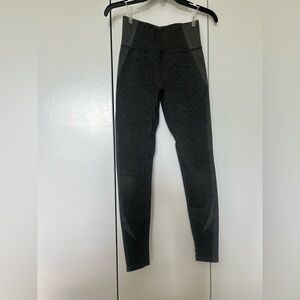 High-Waist Dark Gray Seamless Leggings